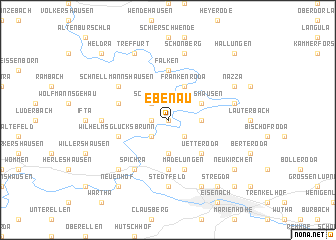 map of Ebenau