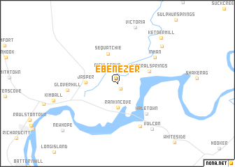 map of Ebenezer