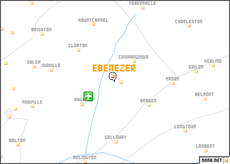 map of Ebenezer