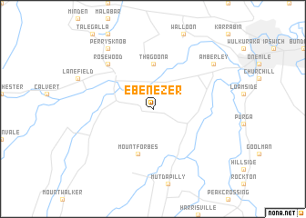 map of Ebenezer
