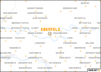 map of Ebenfeld