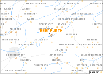 map of Ebenfurth