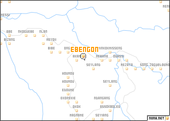 map of Ebengon