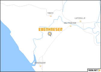 map of Ebenhaeser