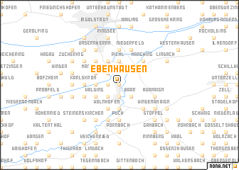 map of Ebenhausen