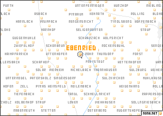 map of Ebenried