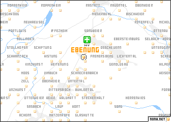 map of Ebenung