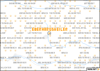 map of Eberhardsweiler