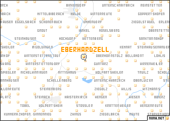 map of Eberhardzell