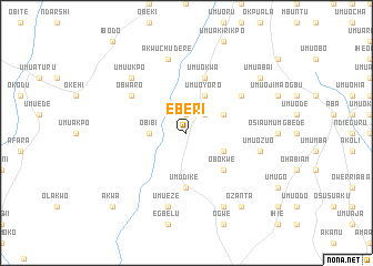 map of Eberi