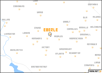 map of Eberle