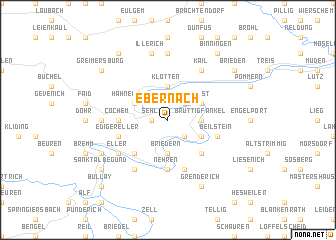 map of Ebernach