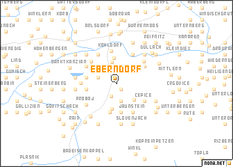 map of Eberndorf