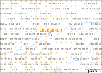 map of Ebersbach