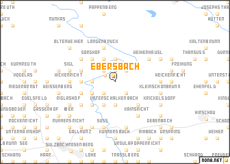 map of Ebersbach