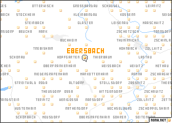 map of Ebersbach