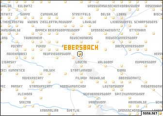 map of Ebersbach