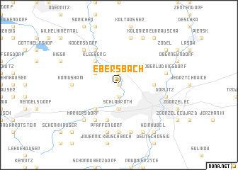 map of Ebersbach