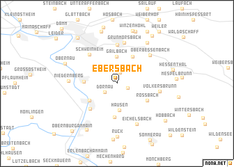 map of Ebersbach