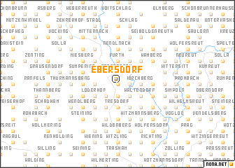 map of Ebersdorf