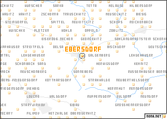 map of Ebersdorf
