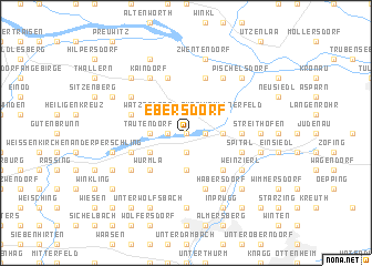 map of Ebersdorf