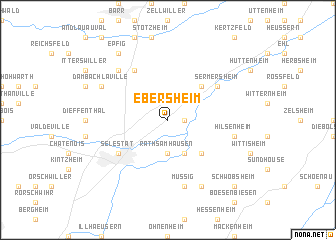 map of Ebersheim