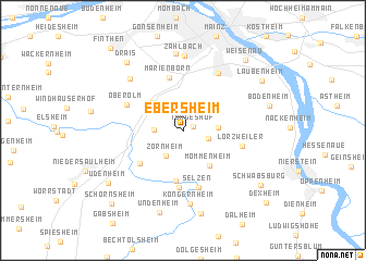 map of Ebersheim