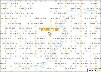 map of Eberting