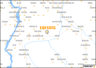 map of Ebesang