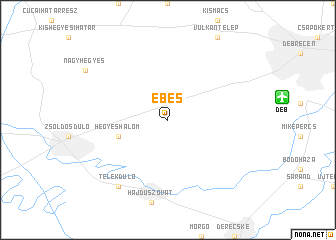 map of Ebes