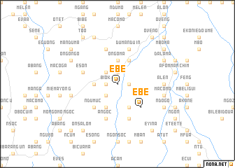 map of Ebe