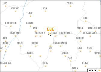 map of Ebé