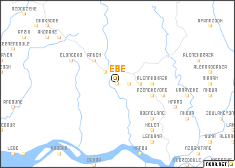 map of Ebé