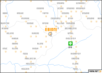 map of Ebiani