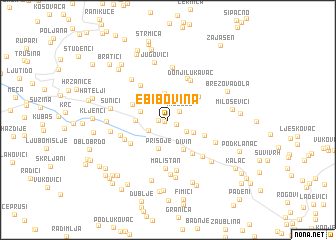 map of Ebibovina