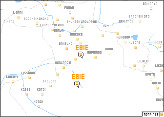 map of Ebie