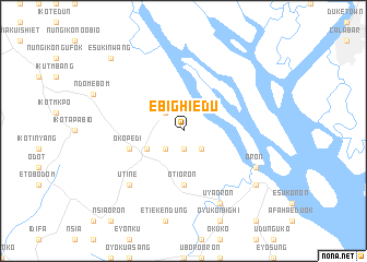 map of Ebighi Edu
