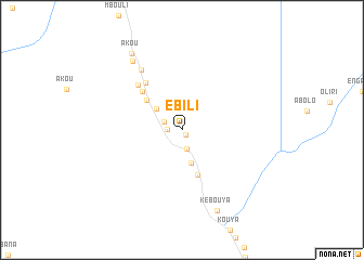 map of Ebili