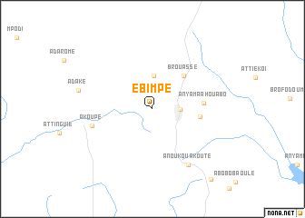 map of Ebimpé