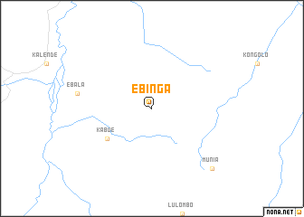 map of Ebinga