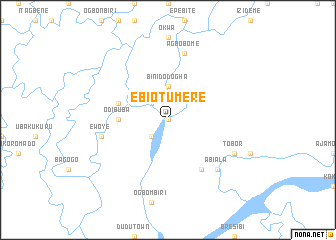 map of Ebiotumere