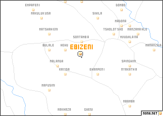 map of Ebizeni