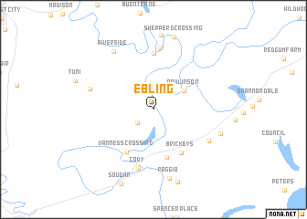 map of Ebling