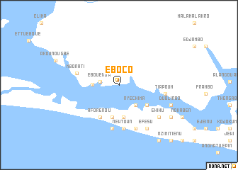 map of Eboco