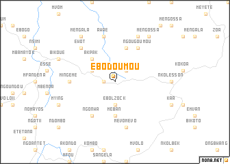 map of Ebodoumou