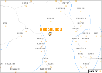 map of Ébodoumou