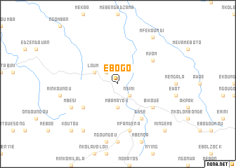 map of Ebogo