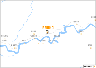 map of Ēboko