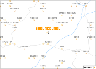 map of Ebolakounou